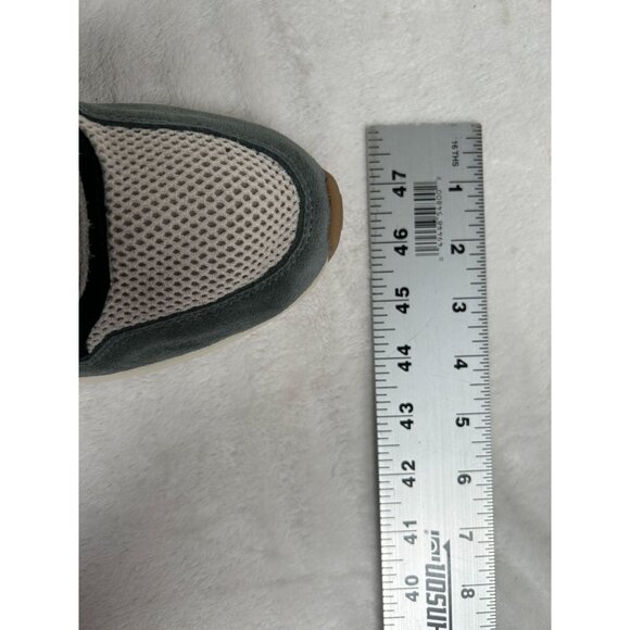 Toms Mens Arroyo Sneakers Size 9 Admiral Blue Pebble Gray Nubuck Mesh EcoX40 New - Picture 5 of 6